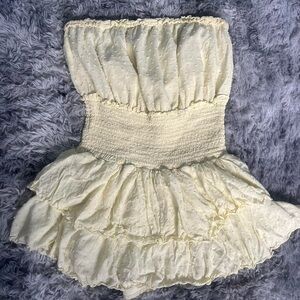 Forever 21 Medium Yellow Dress/Romper